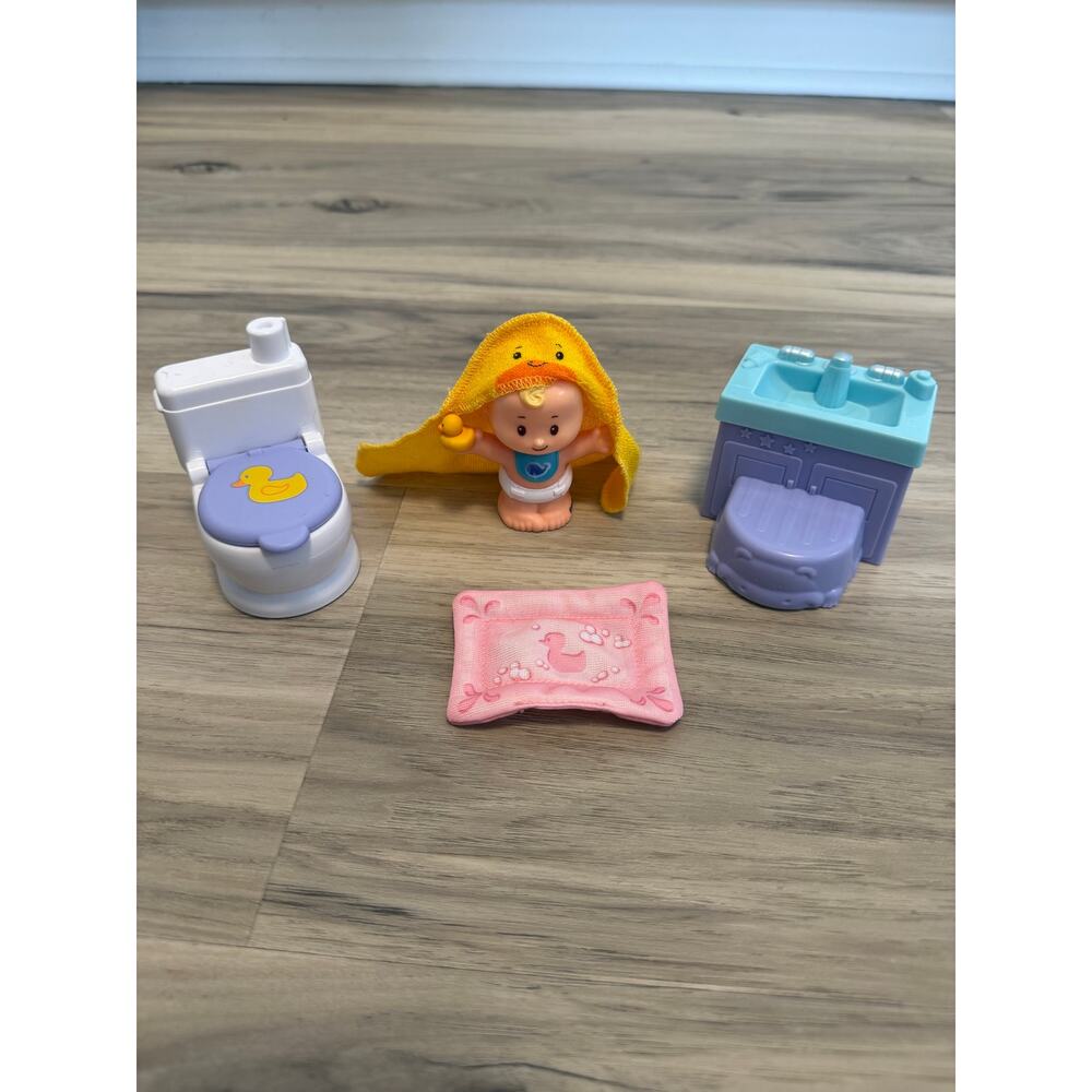 Fisher Price Little People Wash & Go Play Set Parts and Baby Figure